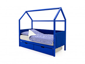 Кровать-домик мягкий Svogen с ящиками синий в Лысьве - lysva.magazinmebel.ru | фото - изображение 1