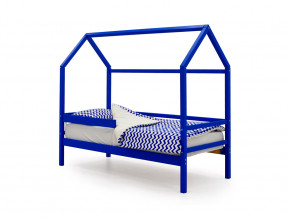 Кровать-домик Svogen с бортиком синий в Лысьве - lysva.magazinmebel.ru | фото
