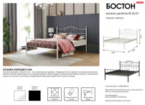Кровать двойная 42.26-01 Бостон в Лысьве - lysva.magazinmebel.ru | фото - изображение 2