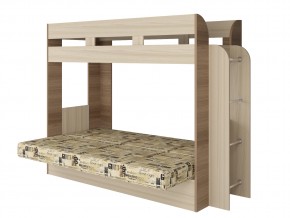 Кровать двухъярусная Карамель 75 шимо ткань савана в Лысьве - lysva.magazinmebel.ru | фото - изображение 2