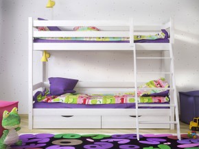 Кровать двухъярусная Сонечка с ящиками и лестницей в Лысьве - lysva.magazinmebel.ru | фото - изображение 2