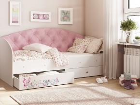 Кровать Эльза Белый-розовый в Лысьве - lysva.magazinmebel.ru | фото