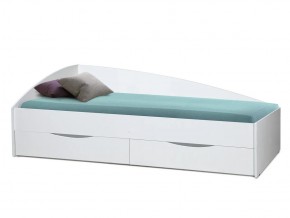 Кровать Фея-3 асимметричная 1900х800 белый в Лысьве - lysva.magazinmebel.ru | фото - изображение 1