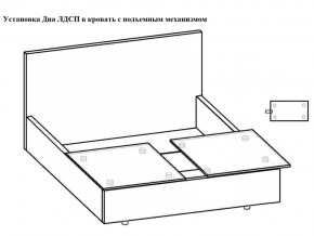 Кровать Флоренция норма 180 с механизмом подъема, дно ЛДСП в Лысьве - lysva.magazinmebel.ru | фото - изображение 3