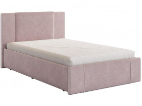 Кровать Хлоя 1200 велюр нежно-розовый в Лысьве - lysva.magazinmebel.ru | фото