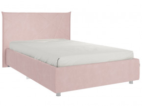 Кровать Квест 1200 велюр нежно-розовый в Лысьве - lysva.magazinmebel.ru | фото