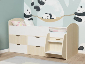 Кровать Малыш-7 Дуб-Белое дерево в Лысьве - lysva.magazinmebel.ru | фото
