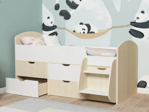 Кровать Малыш-7 Дуб-Белое дерево в Лысьве - lysva.magazinmebel.ru | фото - изображение 3
