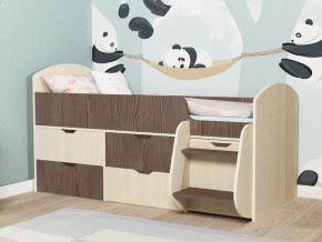 Кровать Малыш-7 Дуб-Бодега в Лысьве - lysva.magazinmebel.ru | фото