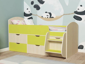 Кровать Малыш-7 Дуб-лайм в Лысьве - lysva.magazinmebel.ru | фото