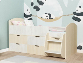 Кровать Малыш-7 Дуб-Винтерберг в Лысьве - lysva.magazinmebel.ru | фото
