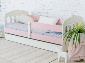 Кровать Малыш с ящиком розовый в Лысьве - lysva.magazinmebel.ru | фото