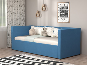 Кровать мягкая с подъёмным механизмом арт. 030 синий в Лысьве - lysva.magazinmebel.ru | фото