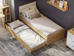 Кровать одинарная Милан выкатная с настилом в Лысьве - lysva.magazinmebel.ru | фото