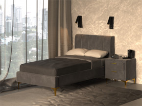 Кровать Рошаль 900 серый в Лысьве - lysva.magazinmebel.ru | фото - изображение 2