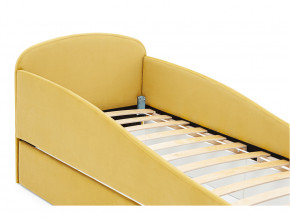 Кровать с ящиком Letmo горчичный (велюр) в Лысьве - lysva.magazinmebel.ru | фото - изображение 3