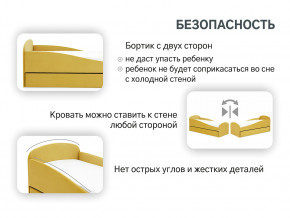 Кровать с ящиком Letmo горчичный (велюр) в Лысьве - lysva.magazinmebel.ru | фото - изображение 4