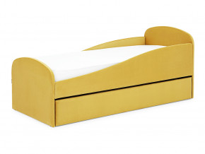 Кровать с ящиком Letmo горчичный (велюр) в Лысьве - lysva.magazinmebel.ru | фото - изображение 9