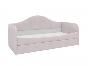 Кровать с мягкой обивкой Алиса ПМ-332.18 велюр розовый в Лысьве - lysva.magazinmebel.ru | фото