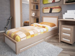 Кровать с настилом Остин модуль 21 с ящиками 24 в Лысьве - lysva.magazinmebel.ru | фото