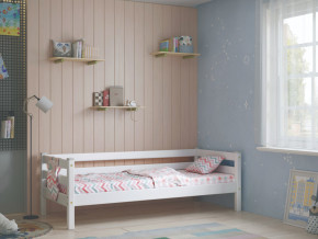 Кровать с задней защитой Соня Вариант 2 белая в Лысьве - lysva.magazinmebel.ru | фото