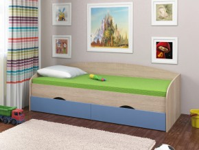 Кровать Соня 2 сонома-голубой в Лысьве - lysva.magazinmebel.ru | фото
