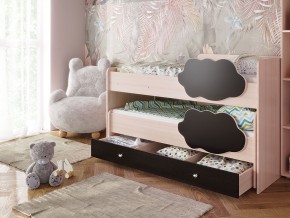 Кровать Соник с ящиком млечный дуб-венге в Лысьве - lysva.magazinmebel.ru | фото - изображение 1