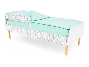 Кровать Stumpa Классика с бортиком рисунок Кубики в Лысьве - lysva.magazinmebel.ru | фото
