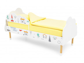 Кровать Stumpa Облако с бортиком рисунок Шале в Лысьве - lysva.magazinmebel.ru | фото - изображение 1