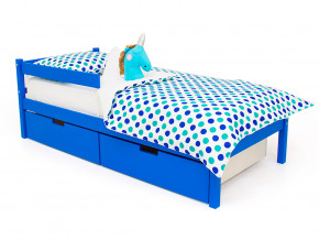 Кровать Svogen classic с ящиками и бортиком синий в Лысьве - lysva.magazinmebel.ru | фото