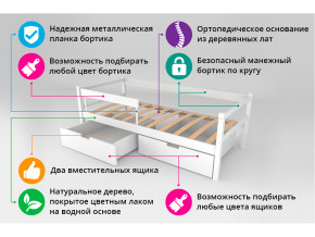 Кровать-тахта Svogen с ящиками и бортиком бежевый в Лысьве - lysva.magazinmebel.ru | фото - изображение 4