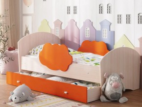 Кровать Тучка с ящиком дуб-оранж в Лысьве - lysva.magazinmebel.ru | фото