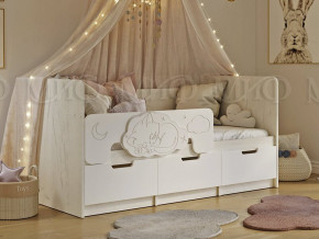 Кровать Юниор-4 800х1600 Шарли Белый в Лысьве - lysva.magazinmebel.ru | фото