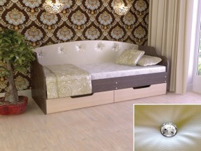 Кровать Юниор Тип 2 Венге/дуб молочный 800х1600 в Лысьве - lysva.magazinmebel.ru | фото