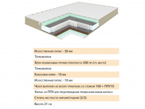 Матрас Тиссая 120х200 в Лысьве - lysva.magazinmebel.ru | фото - изображение 2