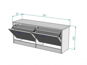 Обувница W55 в Лысьве - lysva.magazinmebel.ru | фото - изображение 3