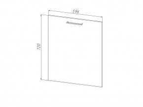 П 60 Комплект для посудомоечной машины 600 мм (цоколь + фасад) ЛДСП в Лысьве - lysva.magazinmebel.ru | фото