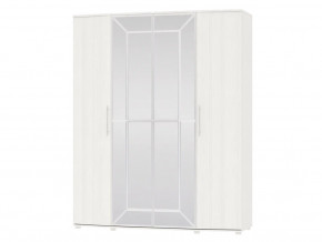 Шкаф 4-х дверный Амели 4-5200 Рамух белый в Лысьве - lysva.magazinmebel.ru | фото - изображение 1