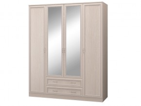 Шкаф 4-х дверный с зеркалом и ящиками в Лысьве - lysva.magazinmebel.ru | фото