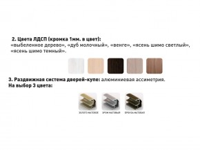 Шкаф-купе Акцент-Сим Д 1400-600 шимо тёмный в Лысьве - lysva.magazinmebel.ru | фото - изображение 3