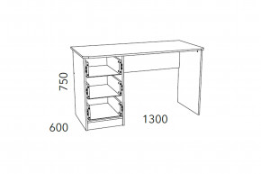 Стол письменный Фанк НМ 011.47-01 М2 в Лысьве - lysva.magazinmebel.ru | фото - изображение 3
